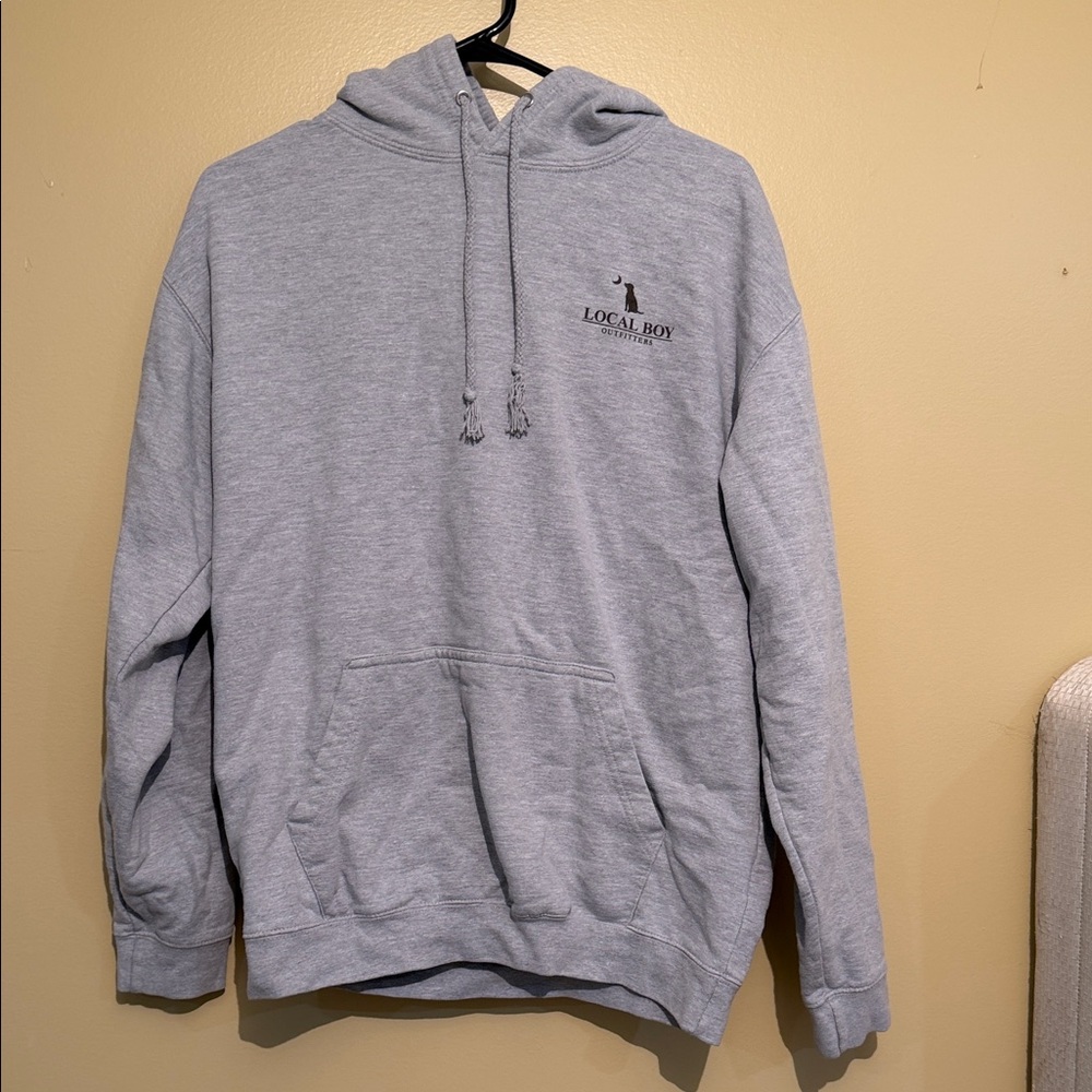 Local Boy Gray Hoodie for Men